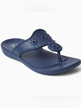 Jack Rogers Eva Navy Blue Jelly Sandal size 7 New In Box